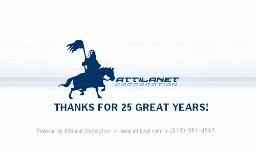 Thanks for 25 great years